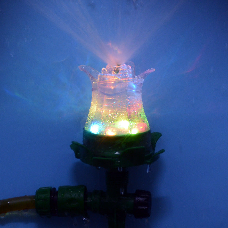LED Sprinkler Outdoor Garden Lawn Colorful Light Garden DealSniper.net