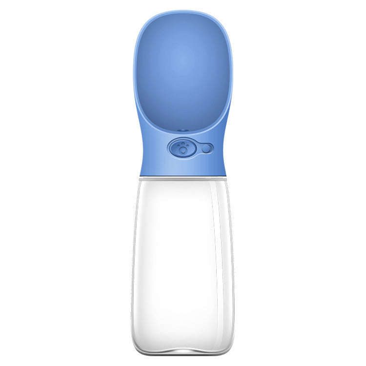 Pet Water Cup Outdoor Portable Water Bottle Pets DealSniper.net Sea blue 550ML