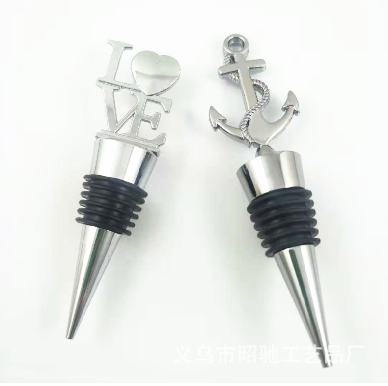 LOVE Ship Anchor Red Wine Stopper Kitchen DealSniper.net