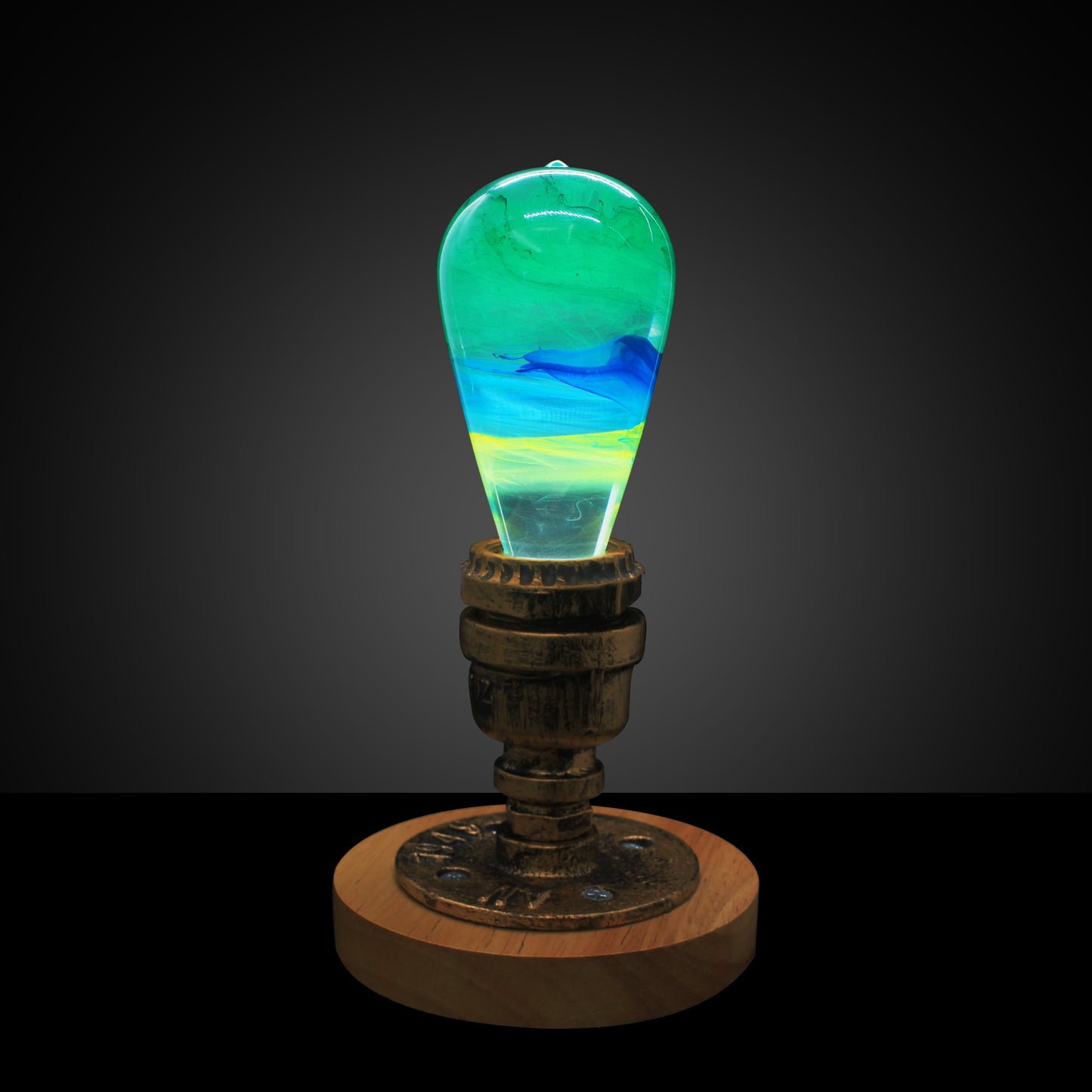 EP LIGHT Resin Wood Table Lamp Ambient Night Lights Home Decor DealSniper.net