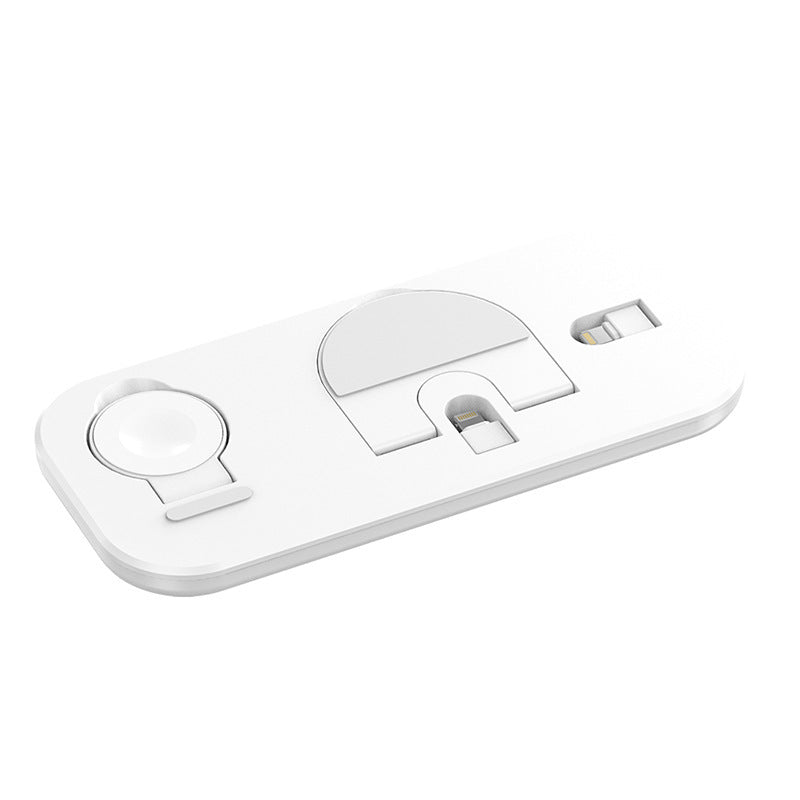 Portable Wireless Charger Folding Phone Stand Electronics DealSniper.net White USB