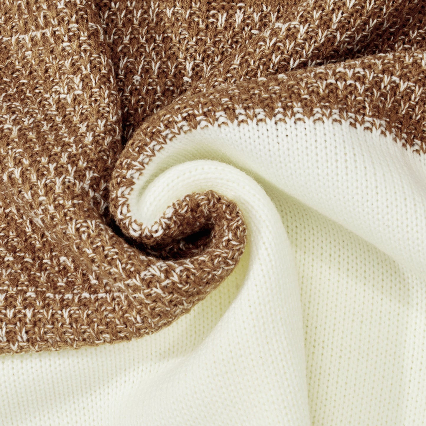 Men's Casual Color Block Long Sleeve Cable Knit Pullover Sweater Men DealSniper.net