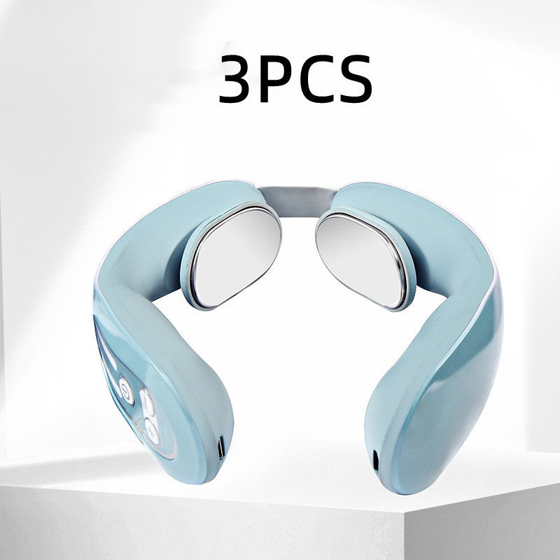 EMS Neck Acupoints Lymphvity Massager Health DealSniper.net Gradient USB charging model 3PCS