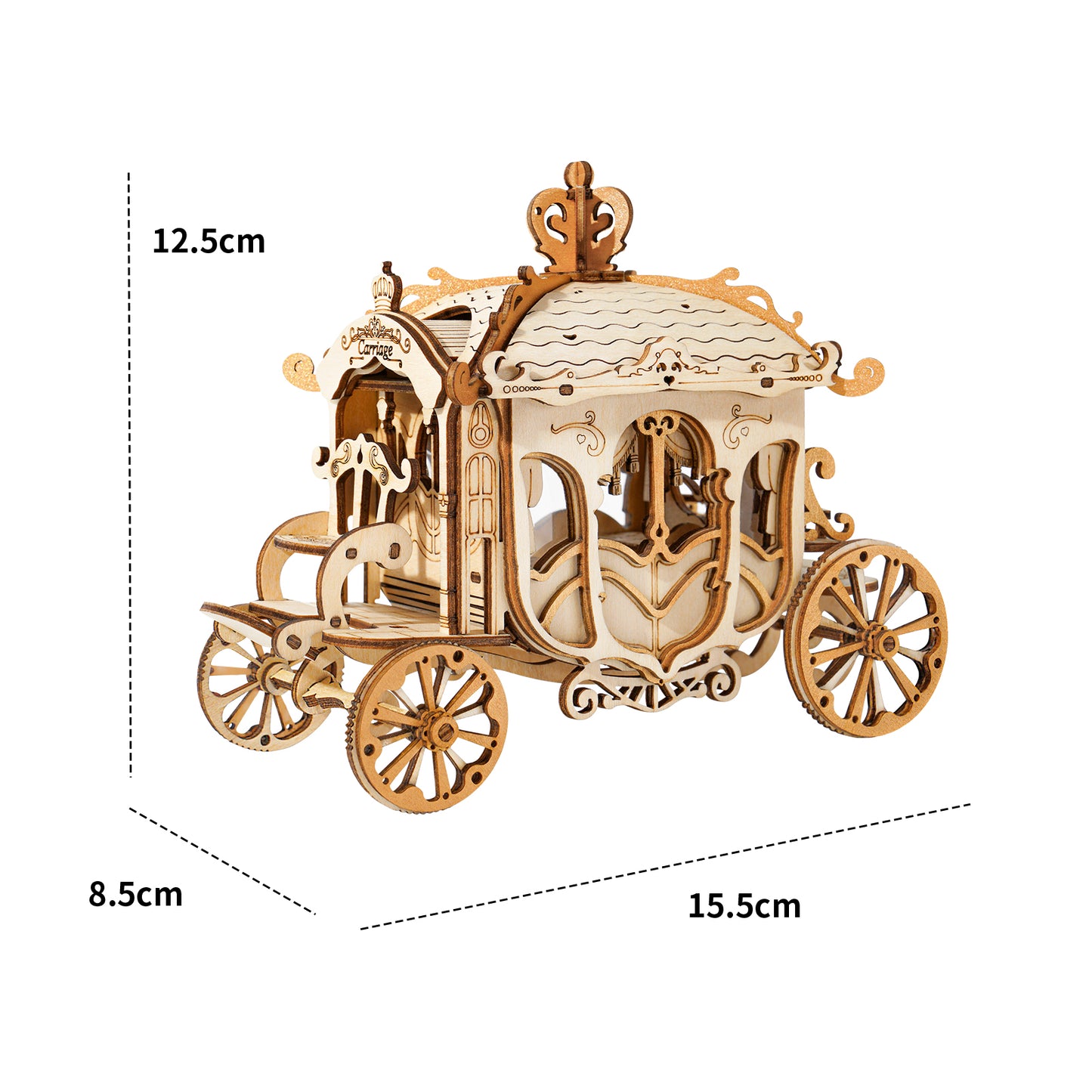 Robotime Rolife Vintage Tramcar Model 3D Wooden Puzzle Toys for Chilidren Kids Adult Christmas Birthday GiftsTG505 Dropshipping Kids dealsniper-net TG506