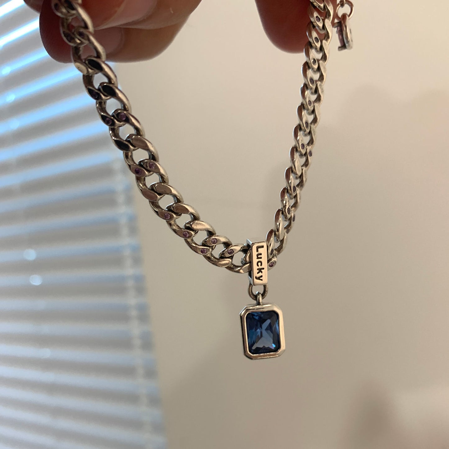 Persian Gulf Navy Blue Zircon Unique Lucky Bracelet Jewelry DealSniper.net