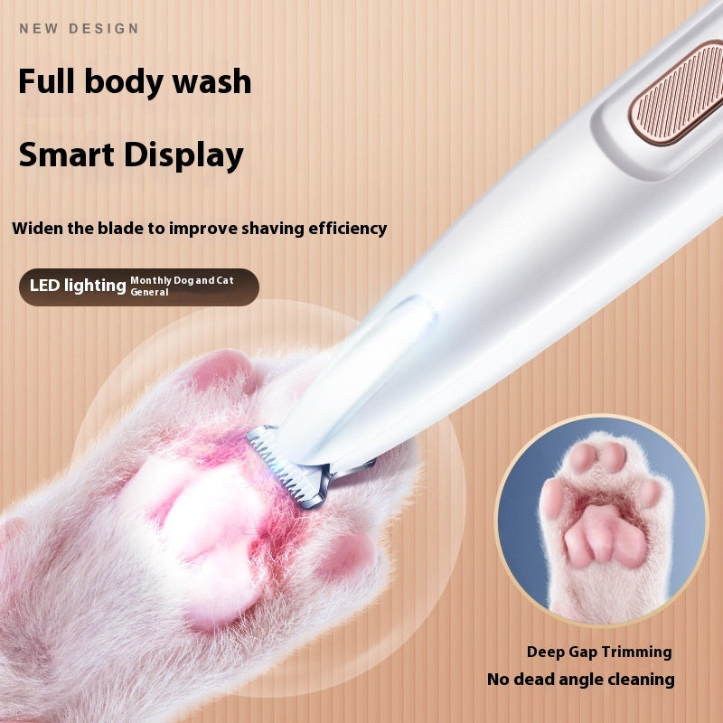 Pets Dog Paw Trimmer With LED Light Dog Clippers Pets DealSniper.net