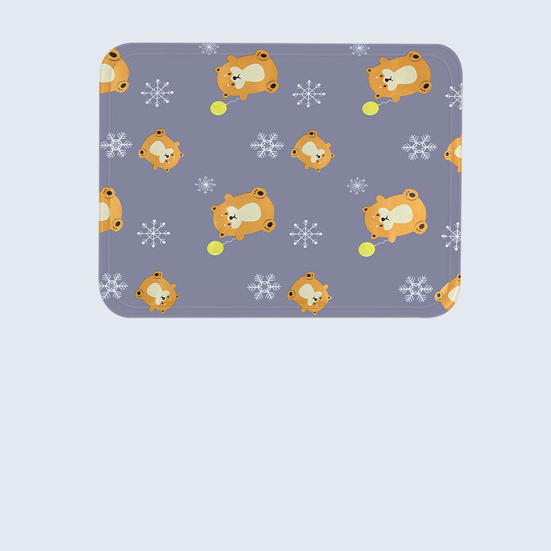 Pet Gel Ice Pad Summer Cooling Cat Mat Mat Pets dealsniper-net E L