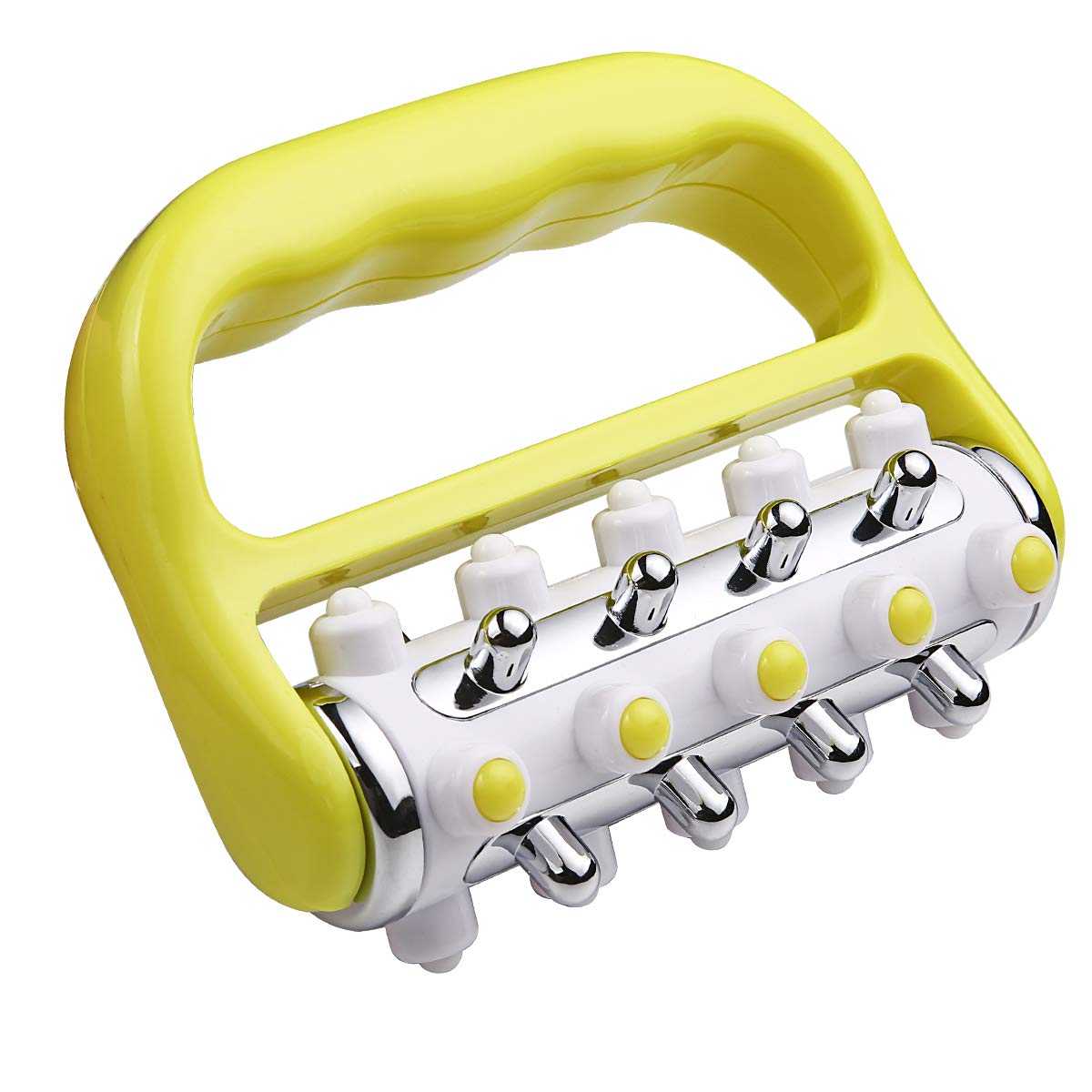 Cellulite Massager Fascia Release And Muscle Massage Roller Mini Trigger Health dealsniper-net Yellow