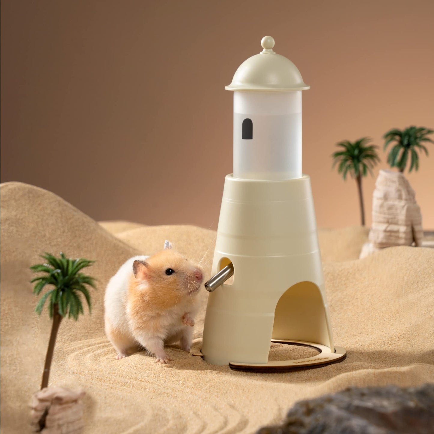 MEWOOFUN Hamster Water Bottle With Stand & Hideout Space 150ml Convenient And Comfortable Solution For Dwarf Hamsters Gerbil Pets DealSniper.net