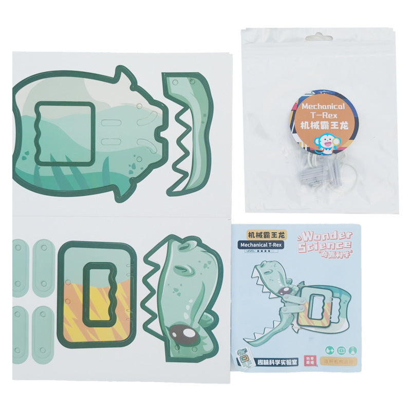 Scientific Small Production Children's Toy Material Package DIY Mechanical Dinosaur Kids DealSniper.net