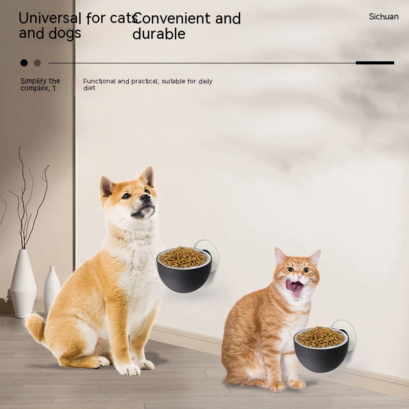 Magnetic Pet Bowl Cat Feeder Dog Foodbowl Pet Products Pets DealSniper.net