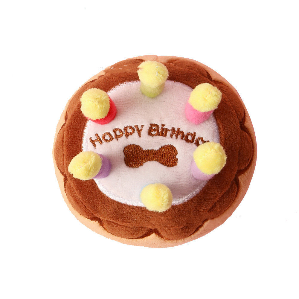 New Product Pet Plush Toy Pet Birthday Candle Cake Pets DealSniper.net