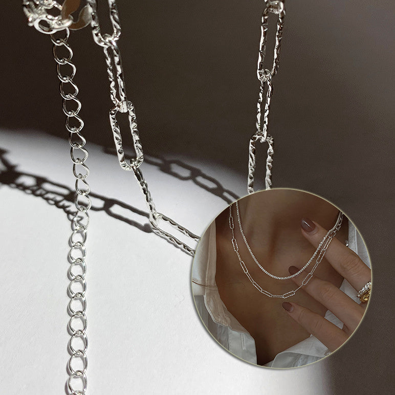New Women's Niche Design S925 Silver Geometric Jewelry Jewelry DealSniper.net