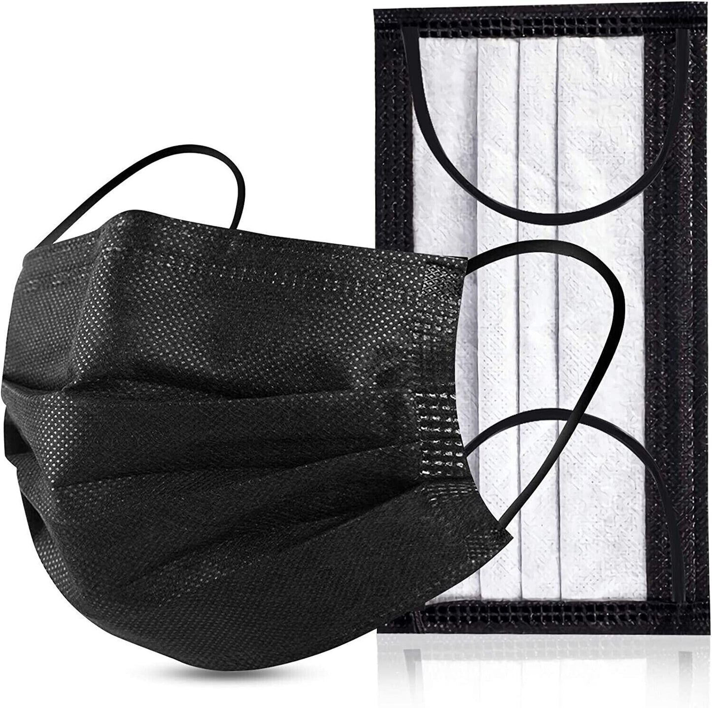 1000pc 3-Ply Disposable Face Mask Non Medical Surgical Cover Mouth Nose BULK Health DealSniper.net