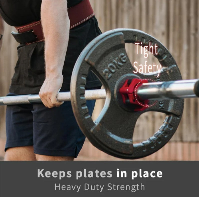 Weight Lifting Barbell Quick Buckle Plate Frame Barbell Buckle Sports DealSniper.net