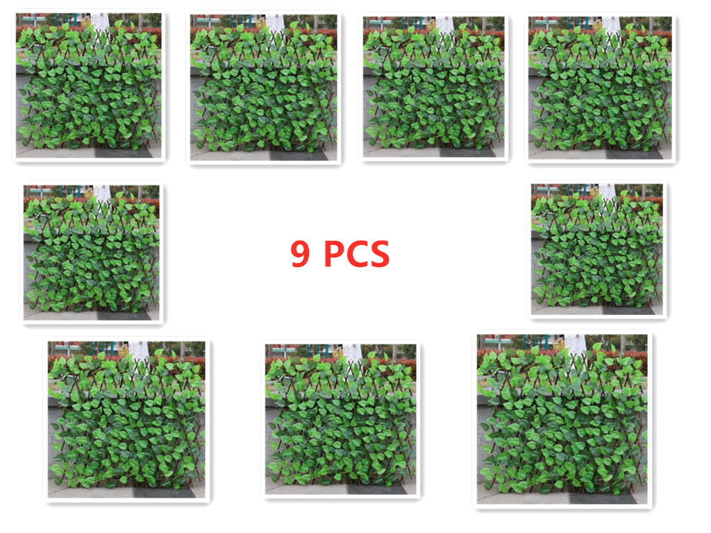 Simulation outdoor wooden fence Home DealSniper.net Small 9pcs