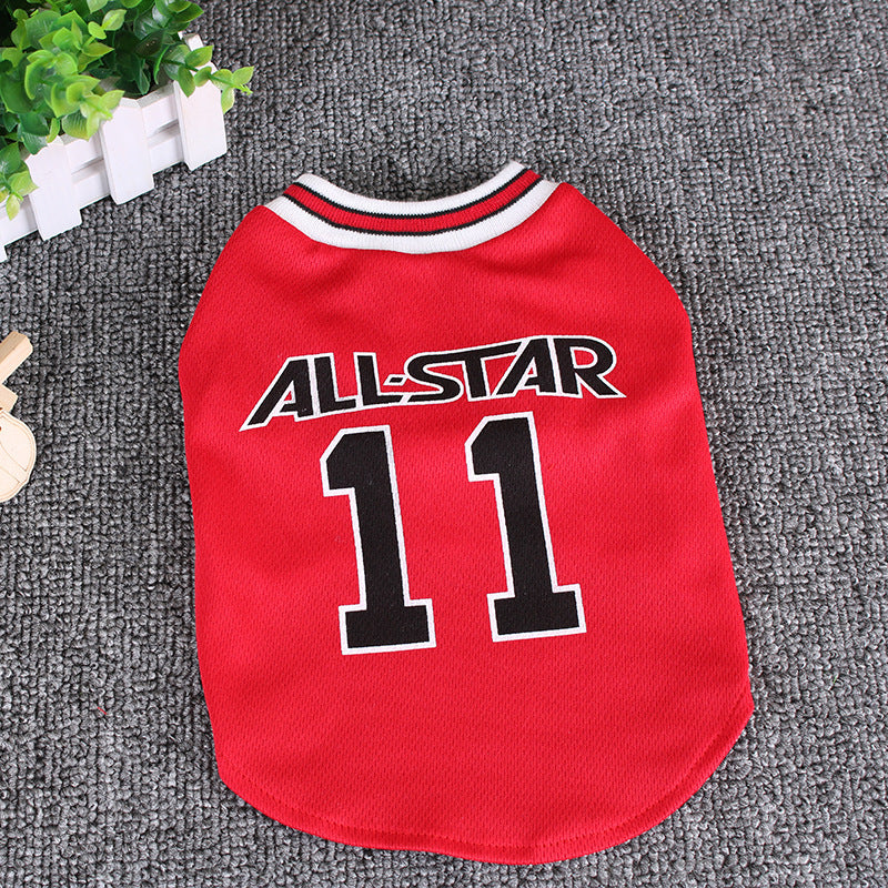 Hot World Cup Ball Spring And Summer Dog Vest Pet Supplies Pets DealSniper.net