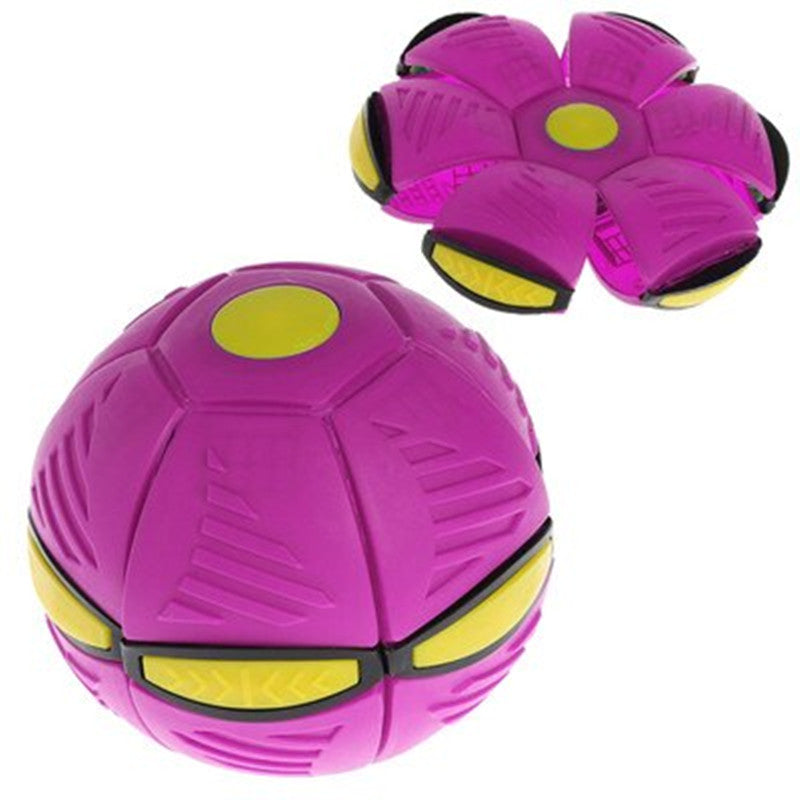 Magic Ball Flying Flat Throw Disc Ball Without Light Kid Toys Kids dealsniper-net Pink