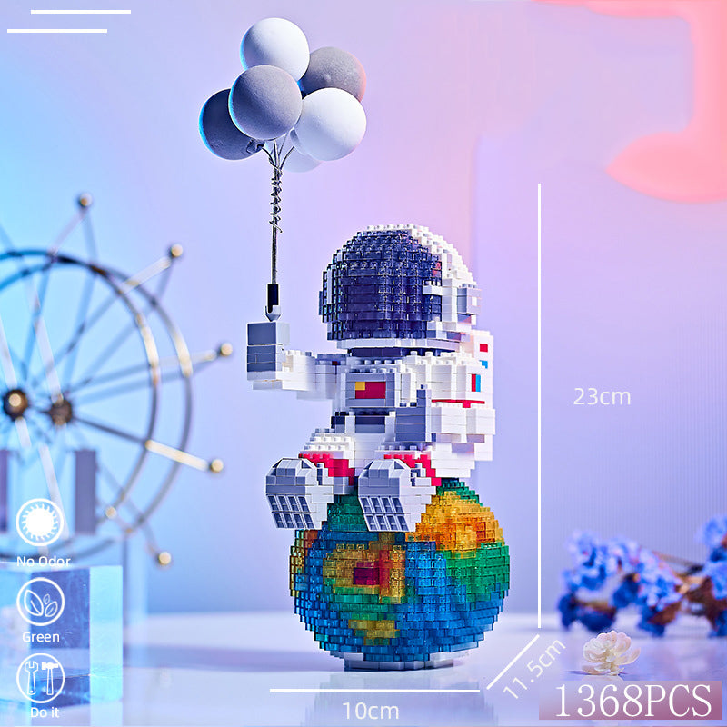 Mini Micro Rocket Building Blocks Space Moon Satellite Astronaut Gifts Holidays dealsniper-net B