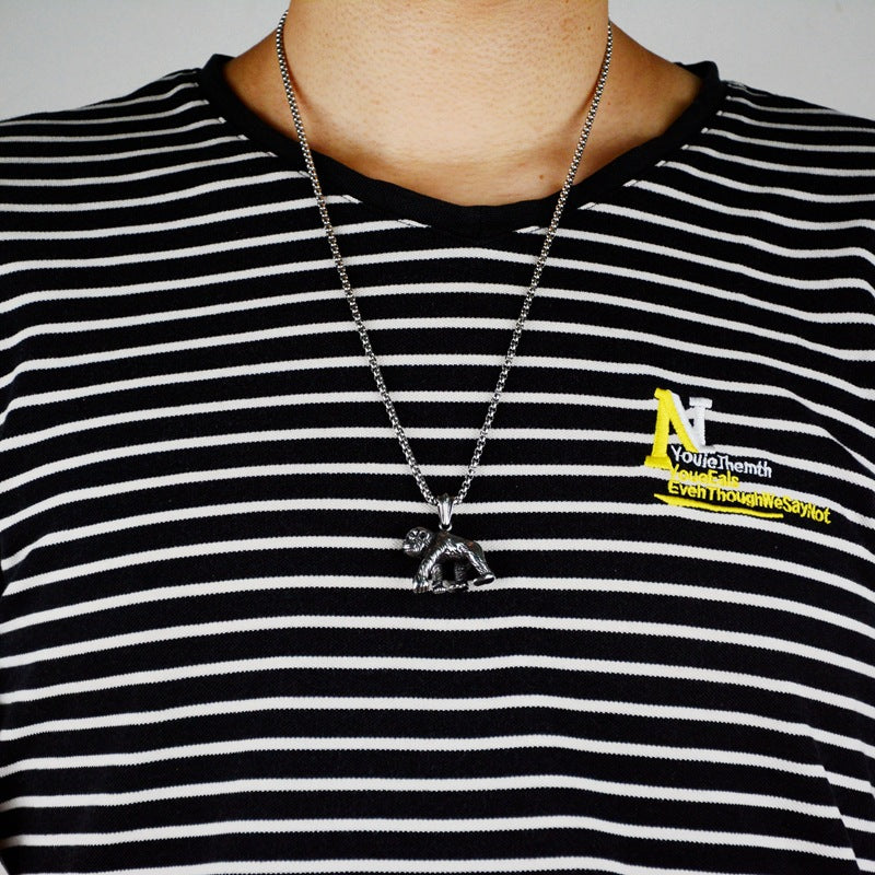 Pendant Titanium Steel Necklace For Men And Women Jewelry DealSniper.net