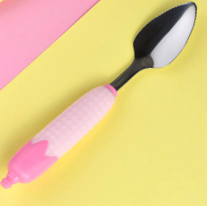 Baby Pacifiers Feeder Kids Fruit Feeder Kids dealsniper-net Pink spoon