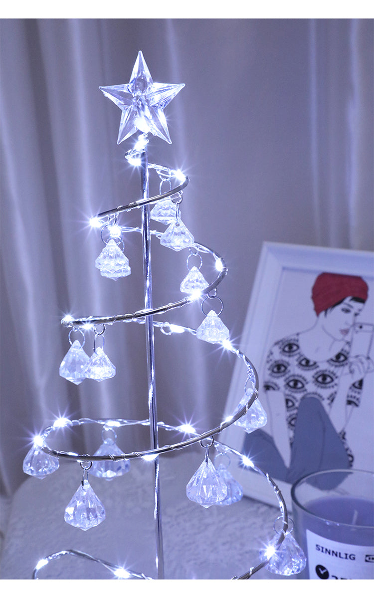 Gold Silver LED Christmas String Light Night Light Holidays DealSniper.net Silver