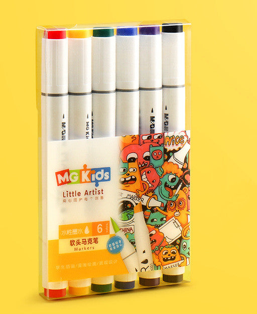Chenguang Marker Water-based Set Painting Washable Color Watercolor Hobby dealsniper-net Water 6colors