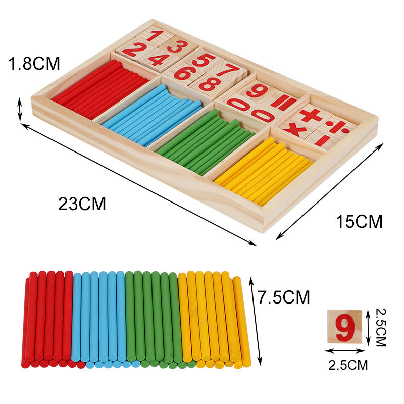 Wooden Montessori early education math toys Kids DealSniper.net