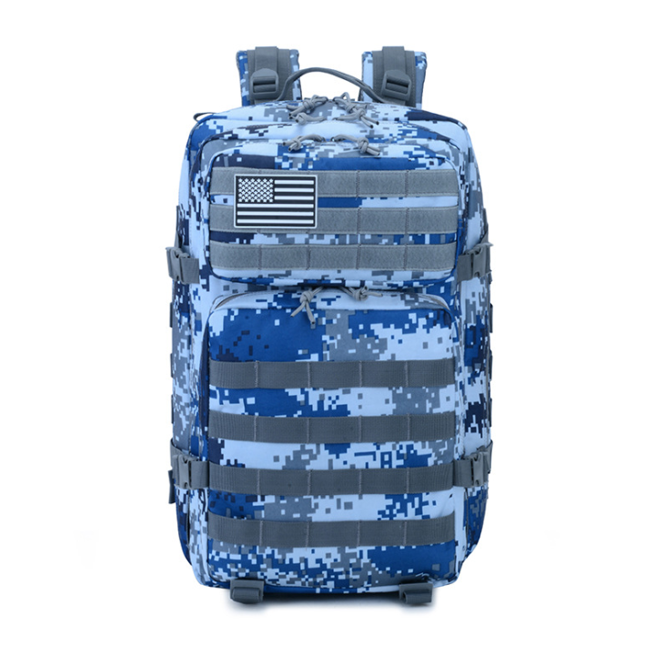 Sports Travel Backpack Army Fan Tactical Camouflage Backpack Sports Outdoor Backpack Travel Bag Men DealSniper.net Navy blue