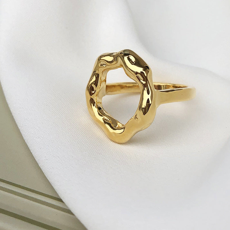 Vintage personality French cold wind ring Jewelry DealSniper.net Ring 7US