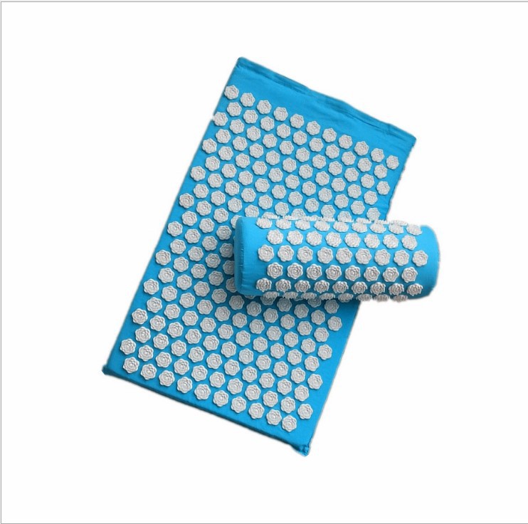 Lotus acupucture mat Sports Gym From House Sky Blue One set