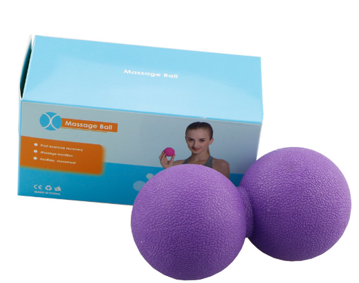 Peanut Massage Ball High Density Lightweight Fitness Body Massage Yoga Exercise Relieve Pain Health dealsniper-net 2style Purple