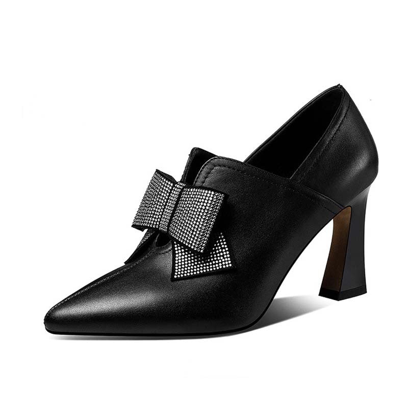 Bow Boots Women Fashion High Heels Lady Party Shoes Women DealSniper.net