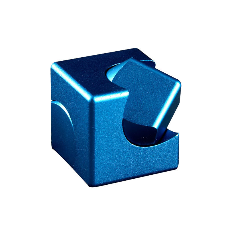 Aluminum Alloy Spinning Magic Cube Finger Top Hobby DealSniper.net Deep blue