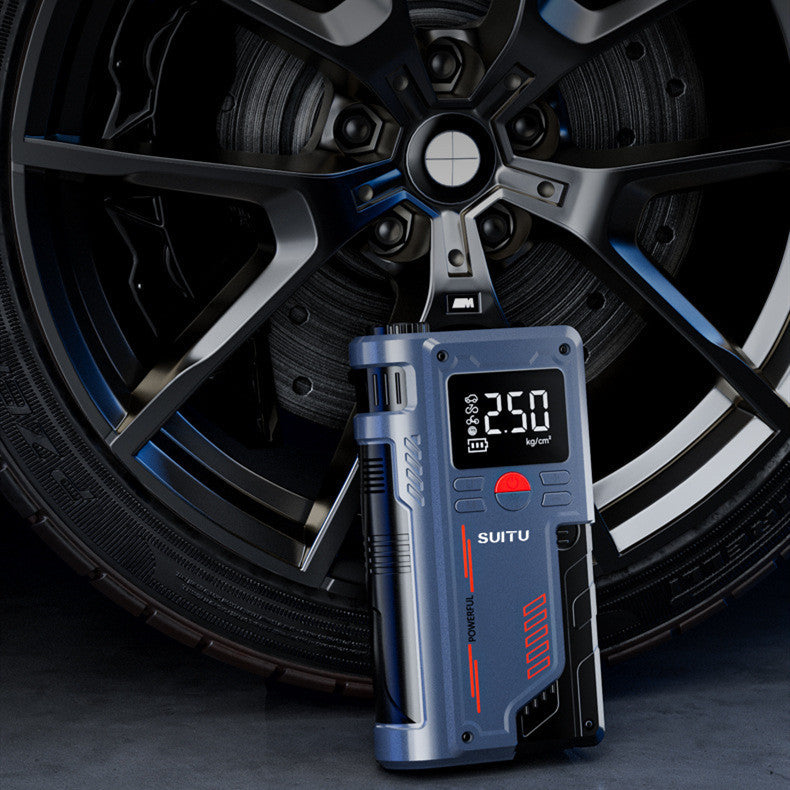 Wireless Lithium Battery Inflatable Emergency Start Power Supply Vehicle DealSniper.net