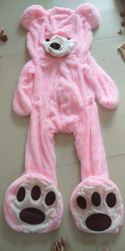 Giant Teddy Bear Plush Toy Huge Soft Toys Leather Shell Kids DealSniper.net Pink 100cm