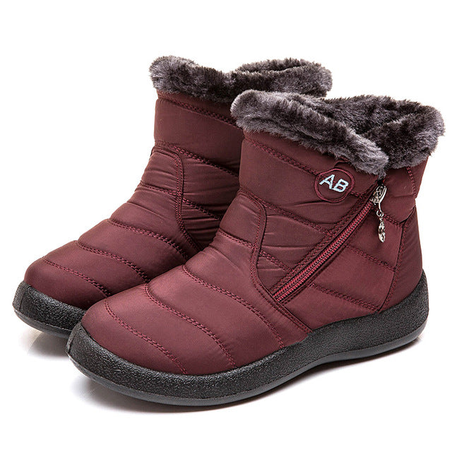 Waterproof boots warm XL snow boots Women DealSniper.net