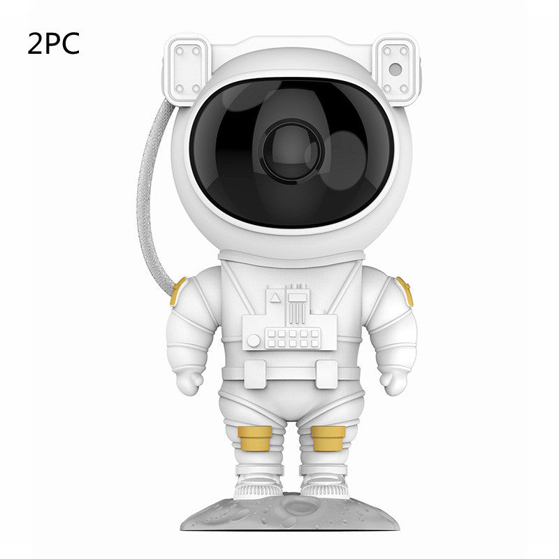 Creative Astronaut Galaxy Starry Sky Projector Nightlight Home dealsniper-net White2PC USB