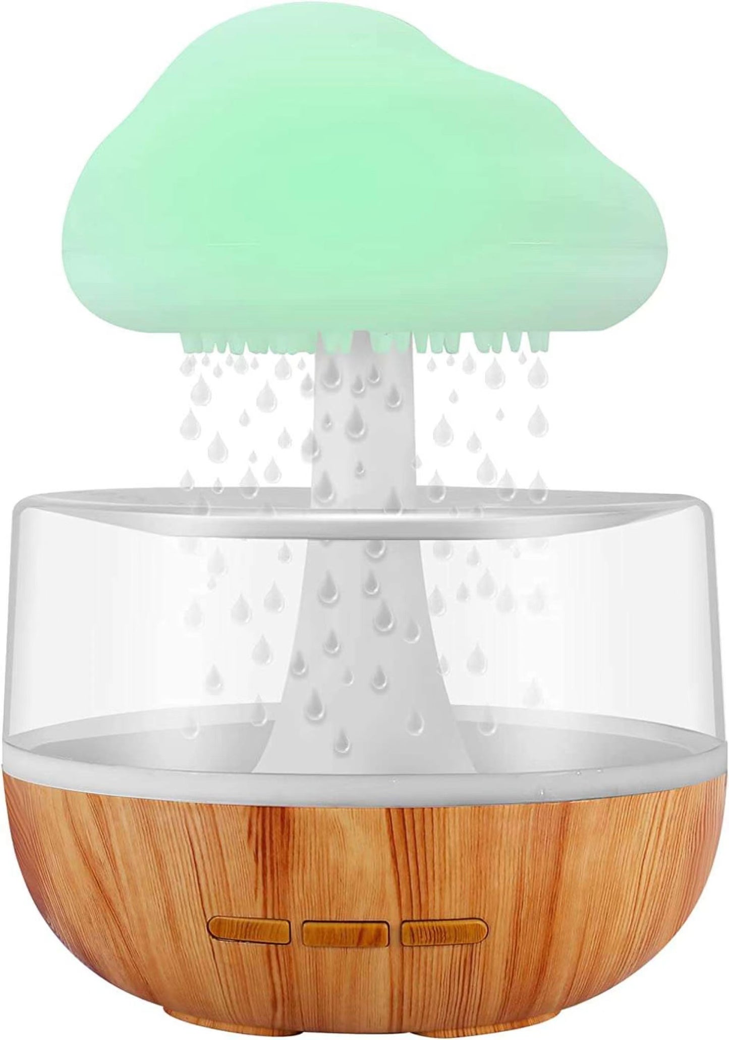 Rain Cloud Aroma Humidifier Raining Humidifier Water Drop Humidifier House DealSniper.net White