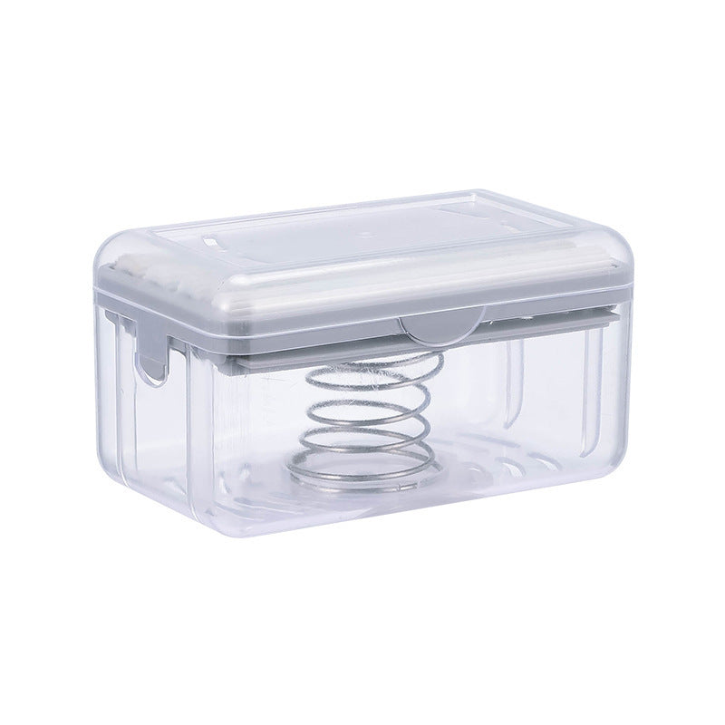 New Usage Roller Type Soap Dish Holder For Bathroom Toilet House DealSniper.net Grey
