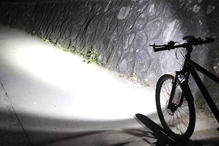 USB Rechargeable Bicycle Light Mountain Light White Light Front Light Strong Torch Outdoor DealSniper.net