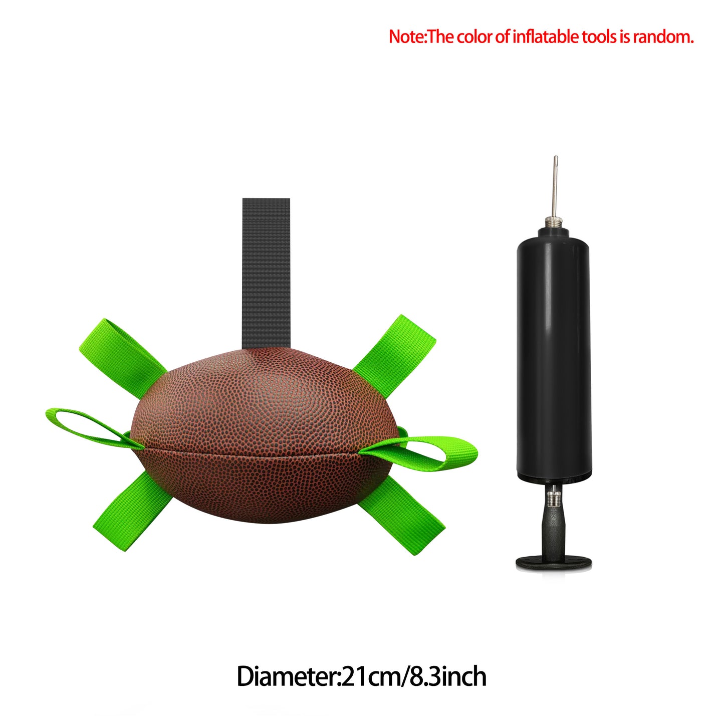 Interactive Dog Football Toy Soccer Ball Inflated Training Toy For Dogs Pets dealsniper-net G