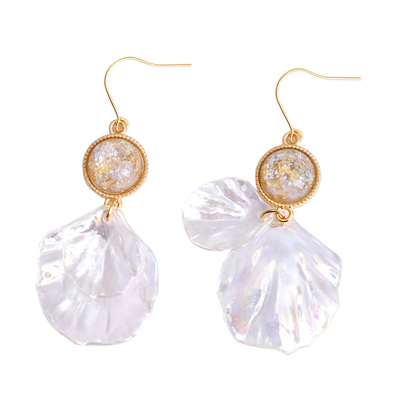 Acrylic Shell Earrings Deals DealSniper.net