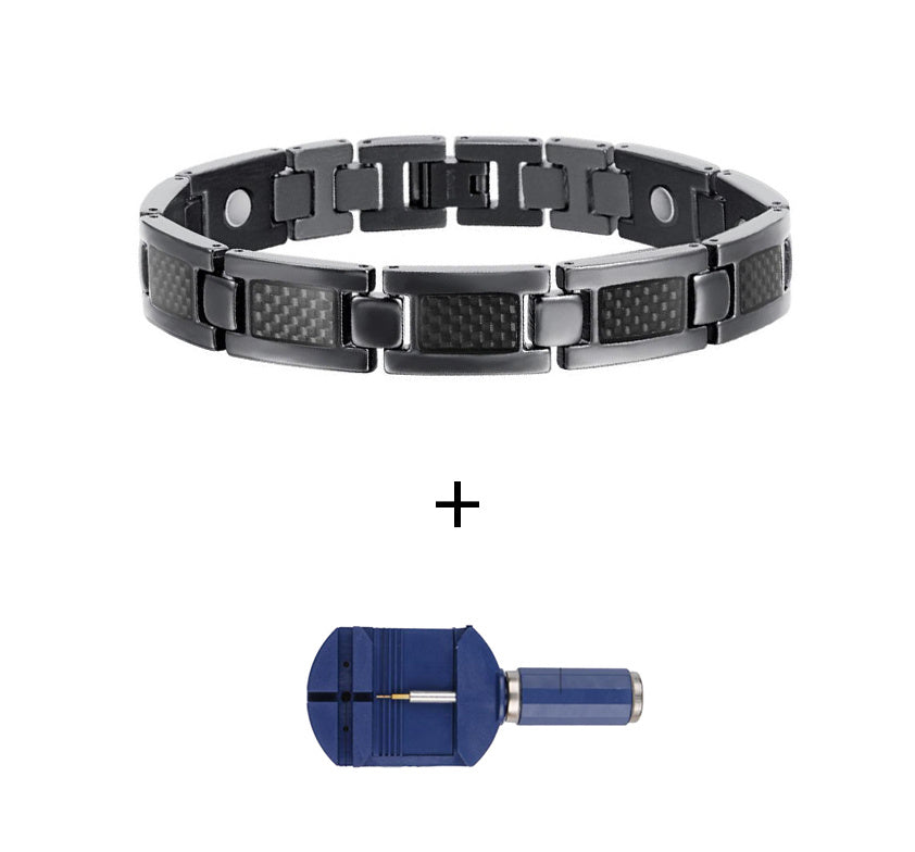 Magnetic Bracelet Jewelry DealSniper.net Black with tool