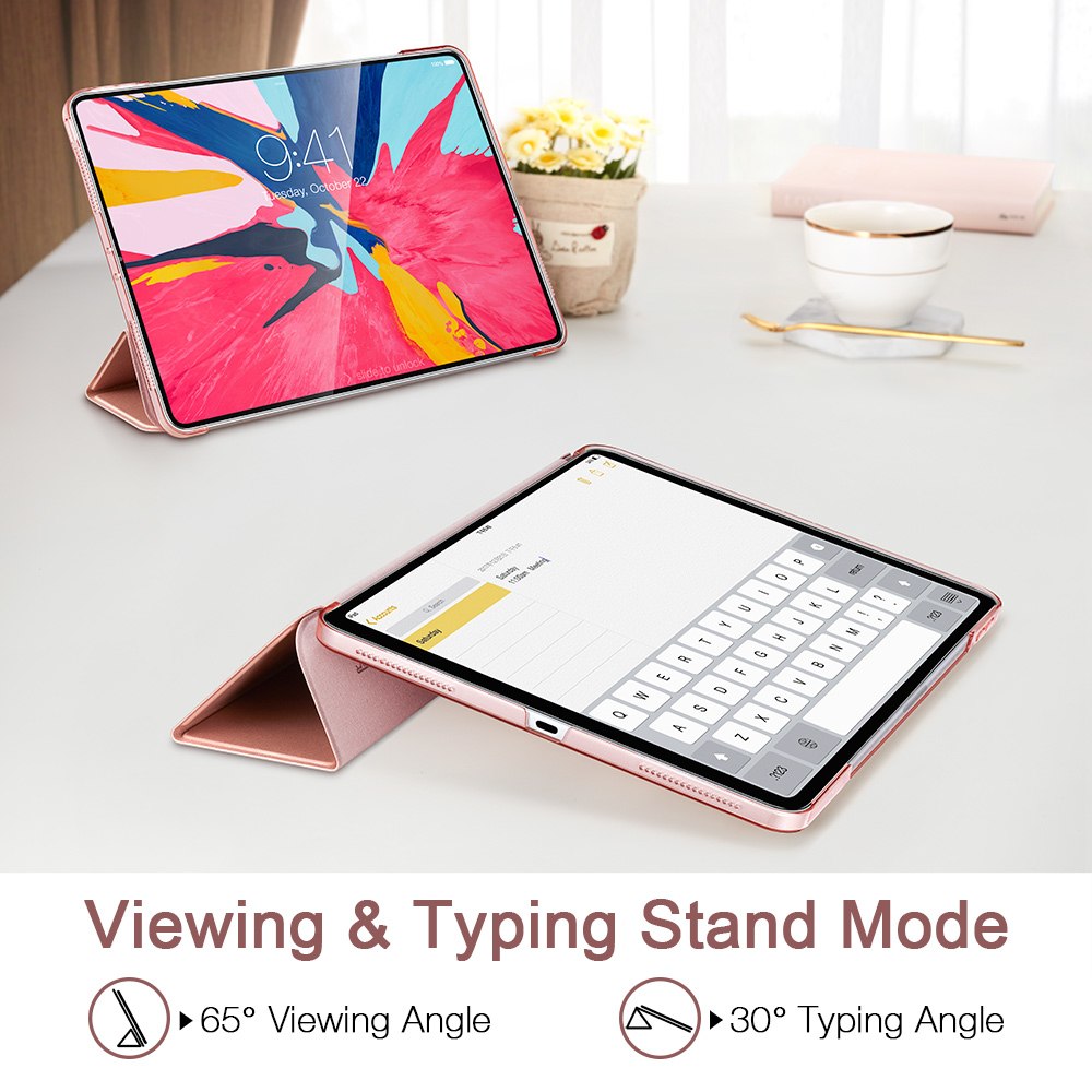 Magnetic Smart Case For IPad Pro 11 Cover Trifold Stand Electronics dealsniper-net IPad Pro 12.9 rose gold