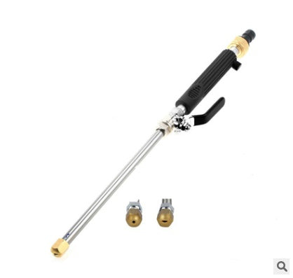 Car wash water gun high pressure adjustable Vehicle DealSniper.net Black 46.5x5cm