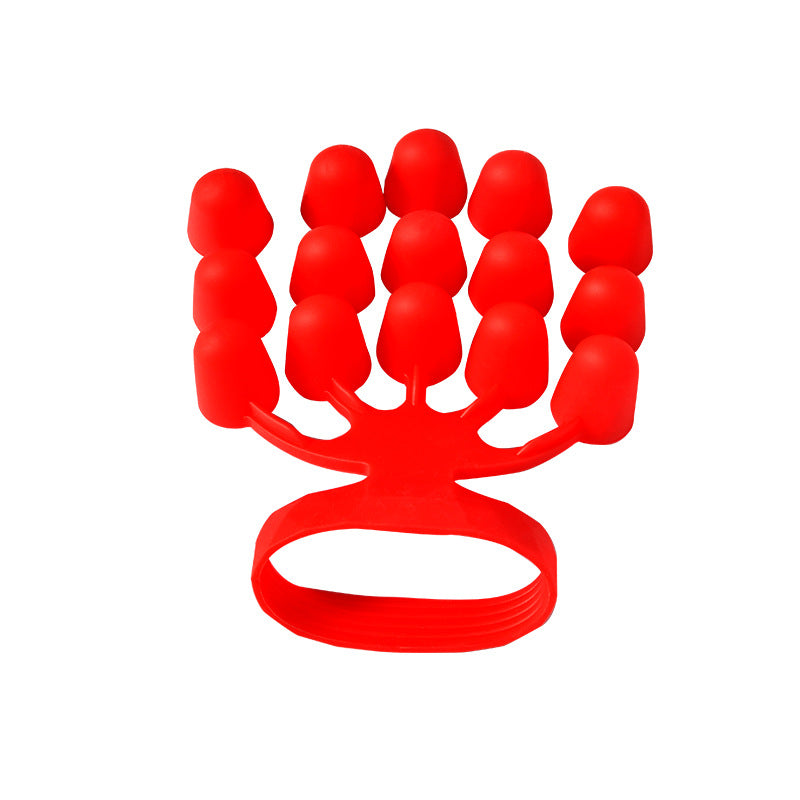 Silicone Wrist Tension Device Finger Exercise Training Device Finger Sports Gym From House Red