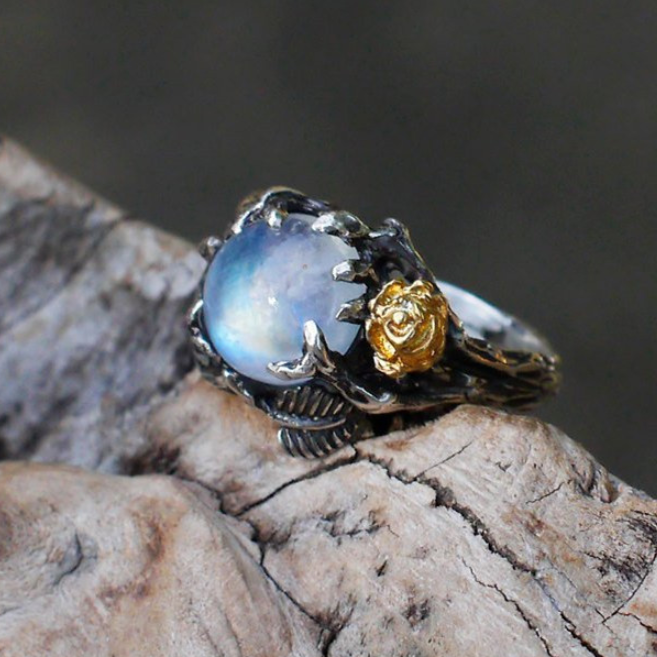 Color separation tree leaf ring Jewelry DealSniper.net
