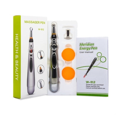 Laser Acupuncture and Moxibustion Pen Massage Rod Health DealSniper.net EN boxed Two Meridian oil
