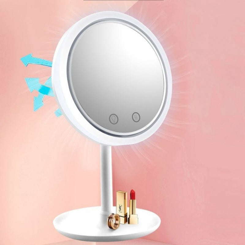 Fan LED Light Makeup Mirror Beauty DealSniper.net